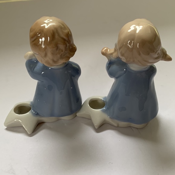 Colonial Candle Of Cape Cod Vintage Figurine Candleholders - Picture 2 of 5